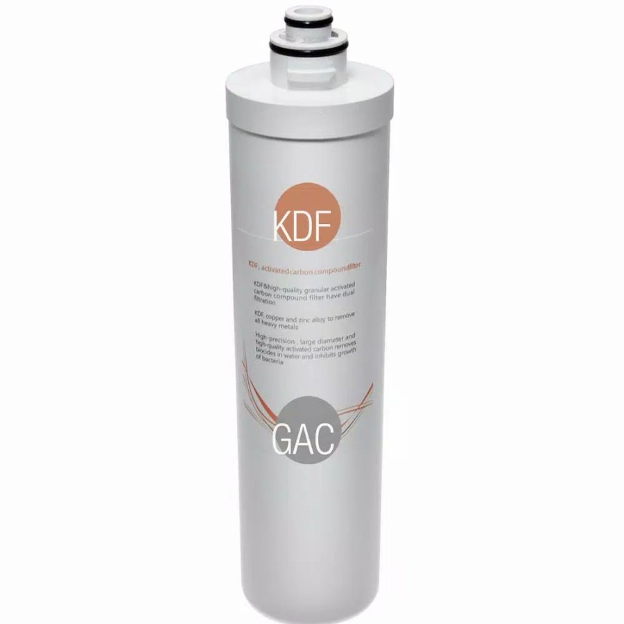 Water Filters * | Replacement Water Filters Ispring Quick-Change Inline Kdf/Carbon Filter Fitts Cu-A4