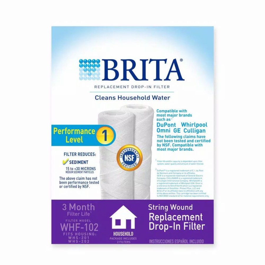 Water Filters * | Replacement Water Filters Brita Universal String Wound Cartridge (2-Pack)
