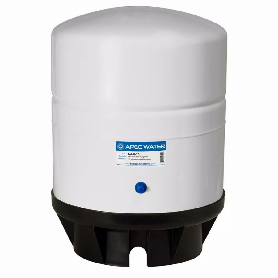 Water Filters * | Water Filter Parts Apec Water Systems 20 Gal. Pre-Pressurized Residential Reverse Osmosis Drinking Water Storage Tank