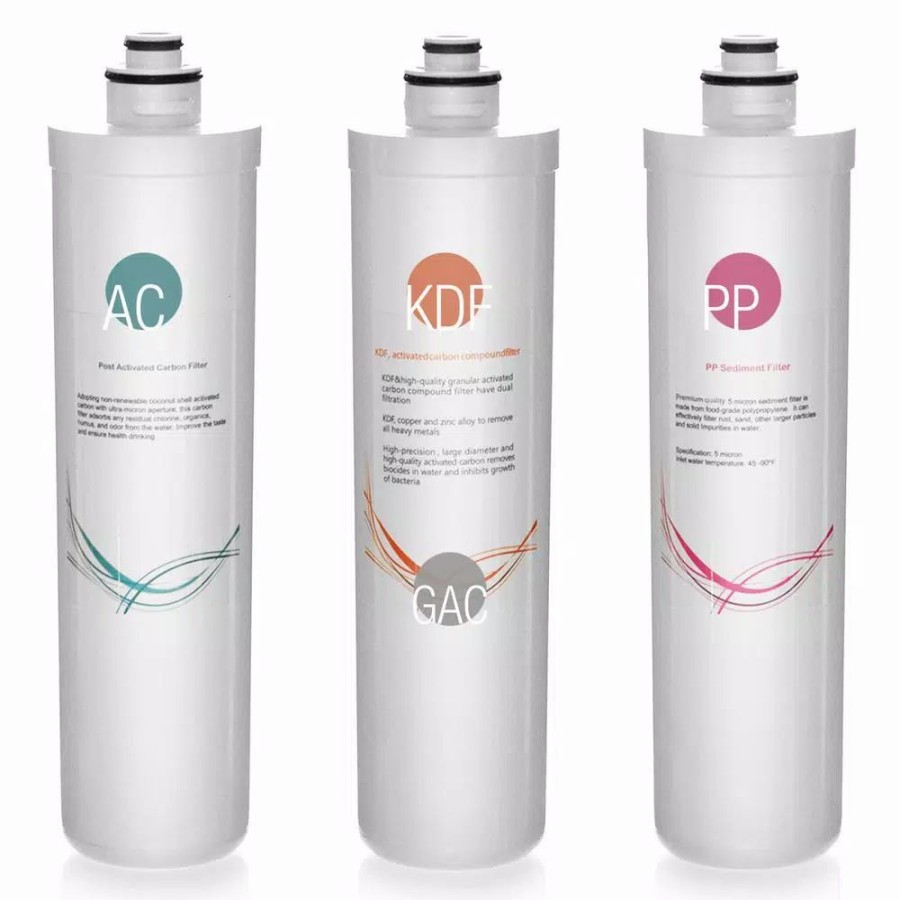 Water Filters * | Water Filtration Systems Ispring 123Filter Cu-A4 Ultra Filtration 6-Month Replacement Pack
