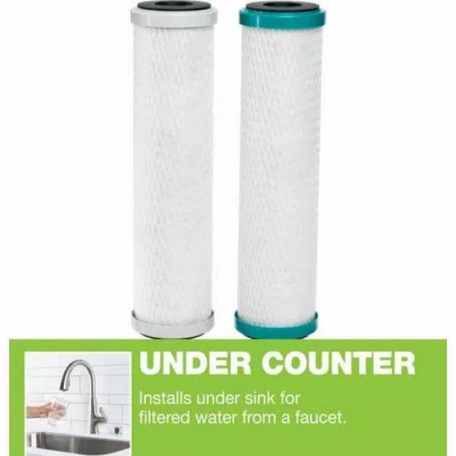 Water Filters * | Replacement Water Filters Ge Dual Stage Drinking Water Replacement Filter
