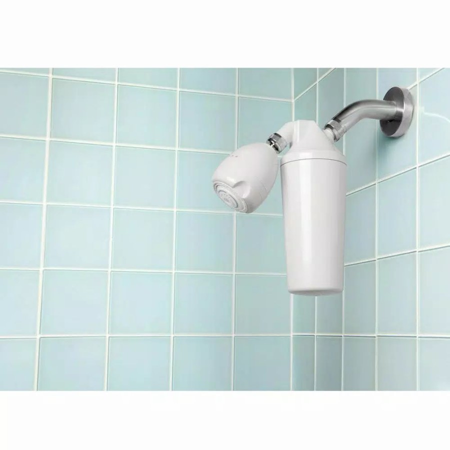 Water Filters * | Showerhead Filters Aquasana Premium Shower Filter With Massaging Shower Head