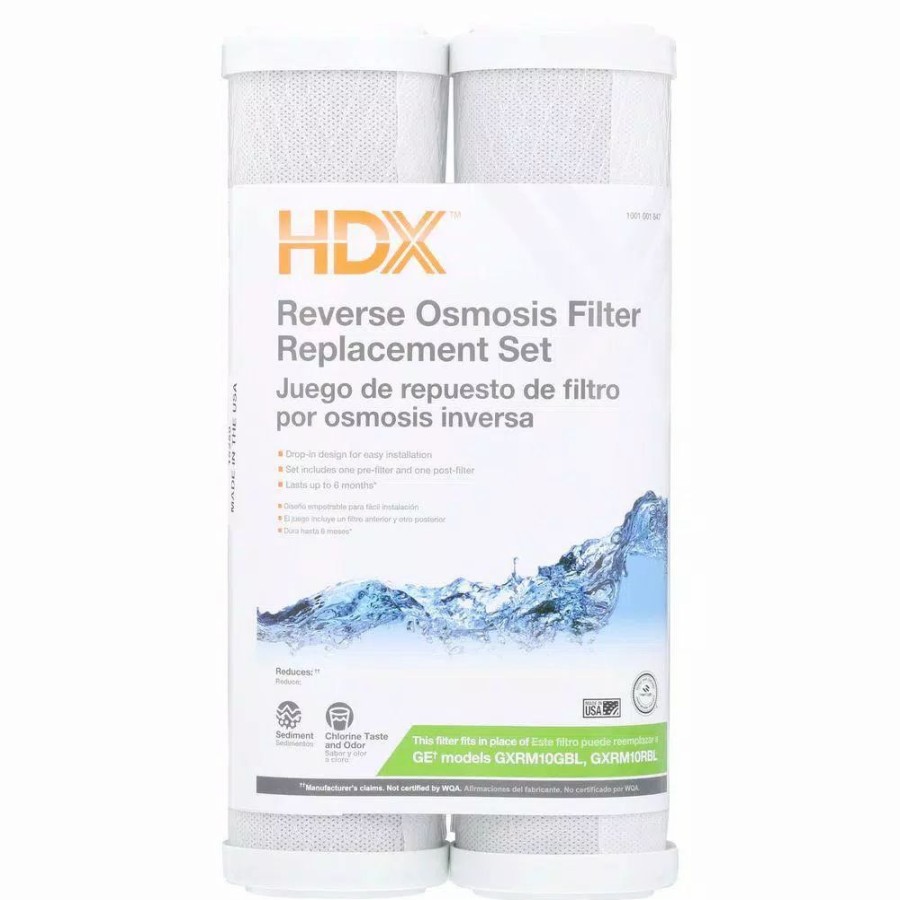 Water Filters * | Replacement Water Filters Hdx Drop-In Replacement Filter Set
