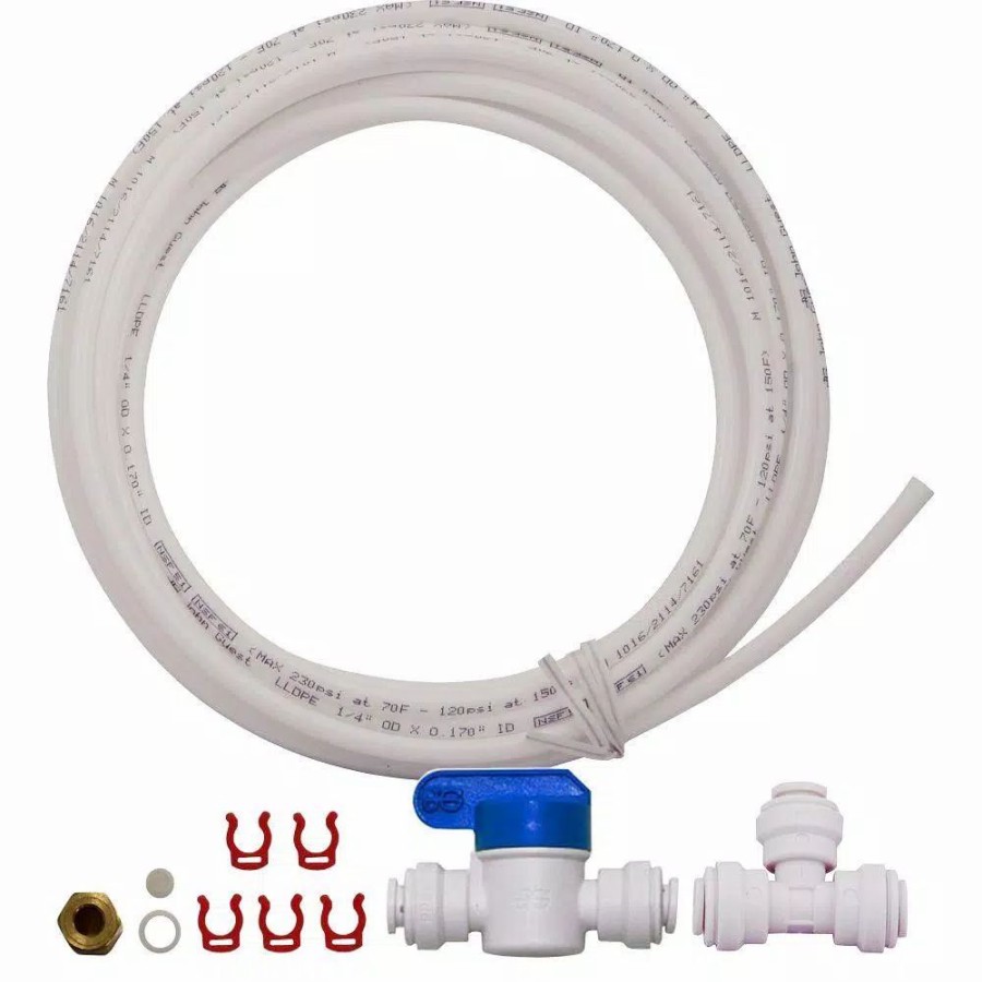 Water Filters * | Water Filter Parts Apec Water Systems Ice Maker Kit For Standard 1/4 Output Reverse Osmosis Drinking Water Systems And Water Filters With 1/4 In. O.D.Tubing