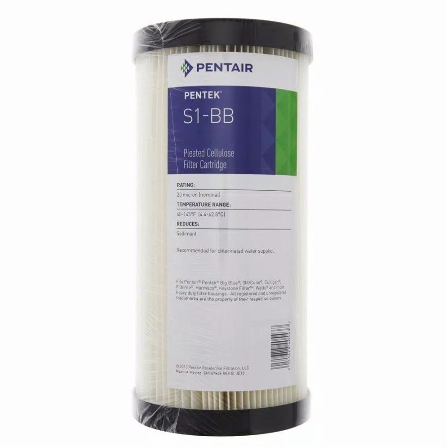 Water Filters * | Replacement Water Filters Pentek S1-Bb 9-3/4 In. X 4-1/2 In. Sediment Water Filter