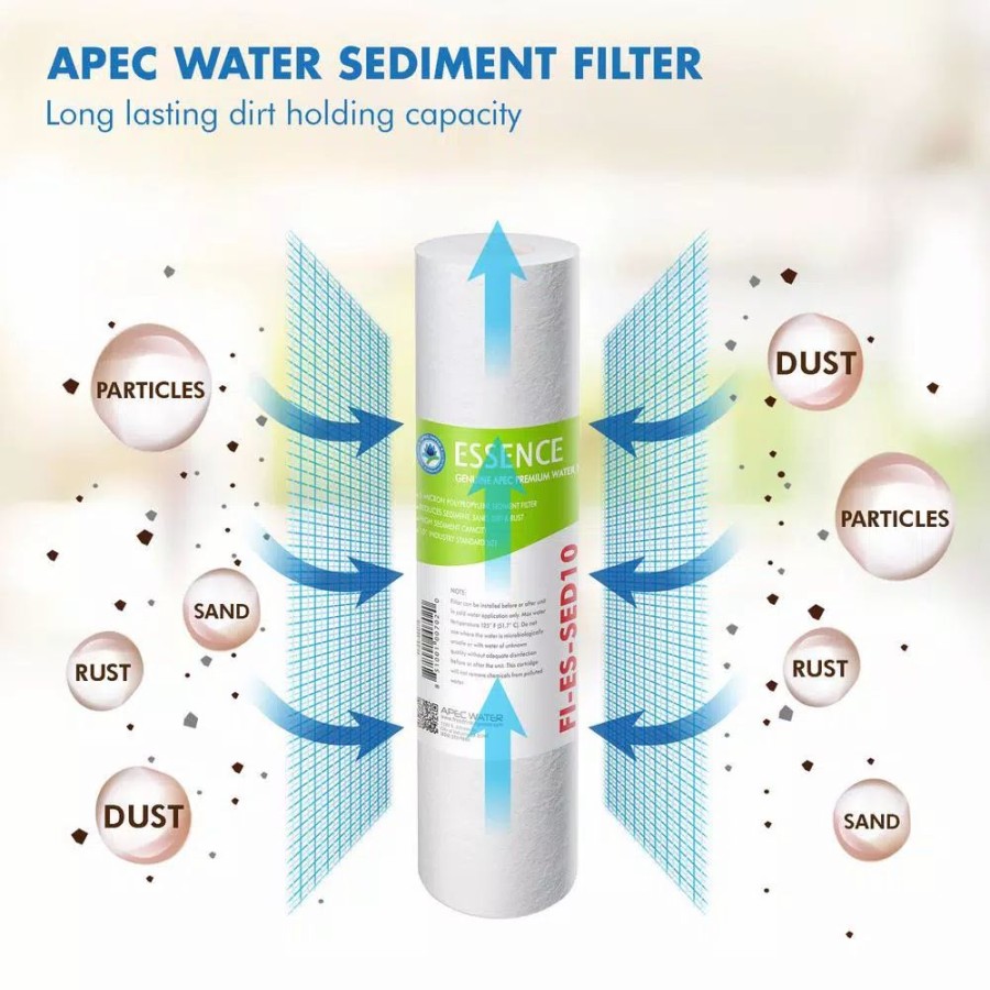 Water Filters * | Replacement Water Filters Apec Water Systems Essence 10 In. 5-Micron Sediment Replacement Filter