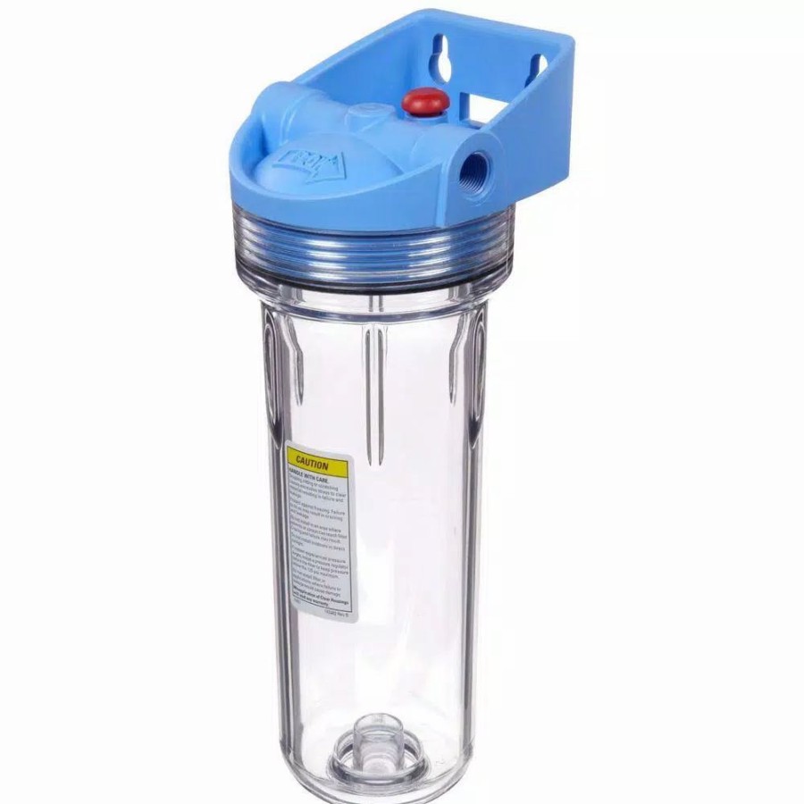 Water Filters * | Water Filter Parts Pentek 158643 3G Ib Slim Line 3/8 In. Inlet/Outlet Housing For 10 In. Filters With Pressure Release