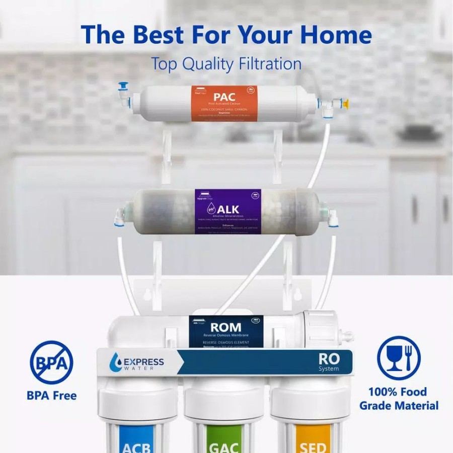 Water Filters * | Water Filter Parts Express Water Filter Upgrade Kit For Reverse Osmosis Water Filtration System Adapters For Threaded And Quick Connect Filters