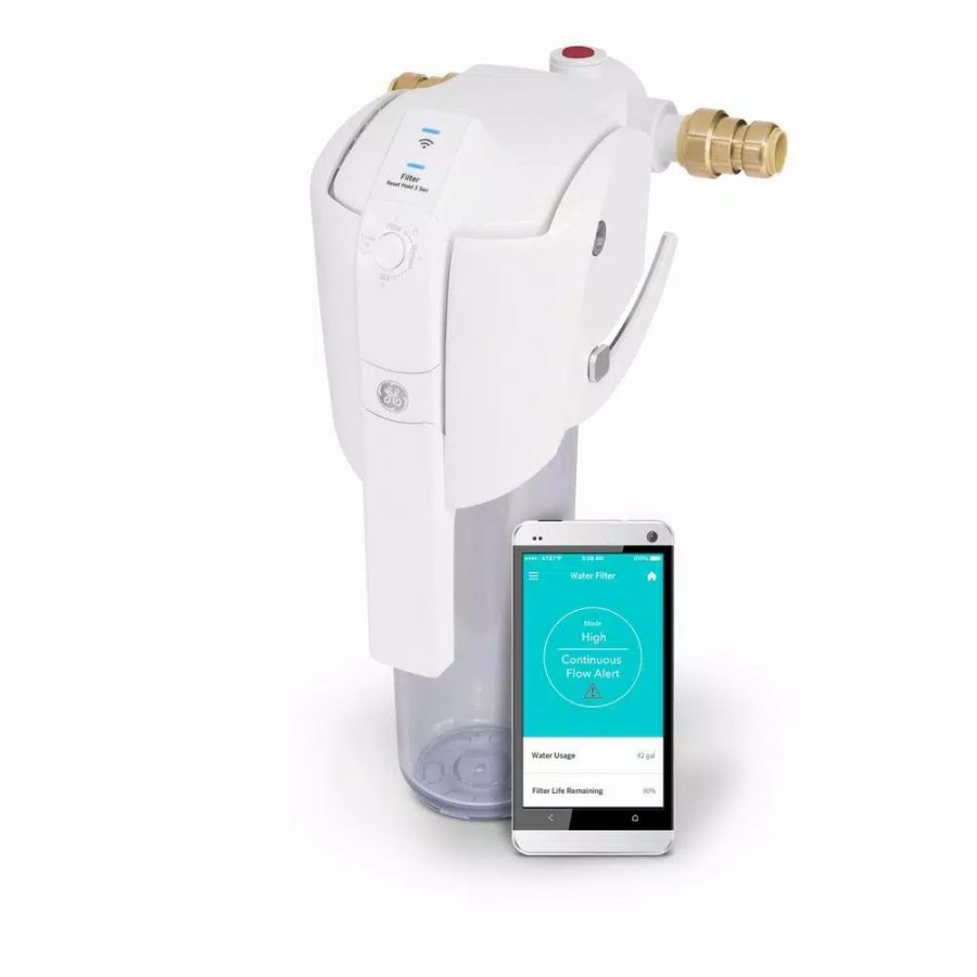 Water Filters * | Water Filtration Systems Ge Smart Whole House Water Filtration System