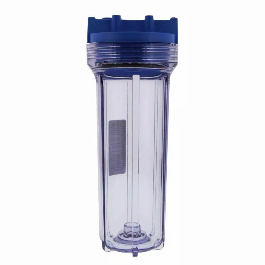 Water Filters * | Water Filter Parts Pentek 158008 3/8 In. Npt Slim Line 10 In. Clear Housing