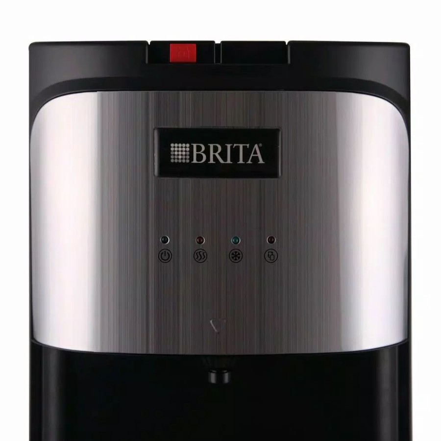 Water Filters * | Water Dispensers Brita Bottom-Loading Water Cooler With Built-In Filter, Stainless-Steel, Never Buy Plastic Bottled Water Again