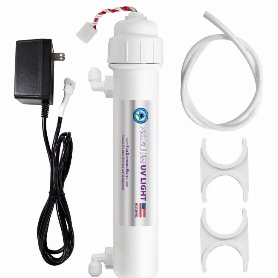 Water Filters * | Water Filter Parts Apec Water Systems Uv Ultra Violet Sterilizer Water Filter Kit With 1/4 In. Quick Connect