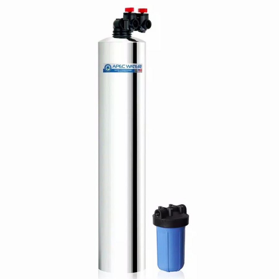 Water Filters * | Water Softeners Apec Water Systems Premium 15 Gpm Whole House Salt-Free Water Softener System With Pre-Filter