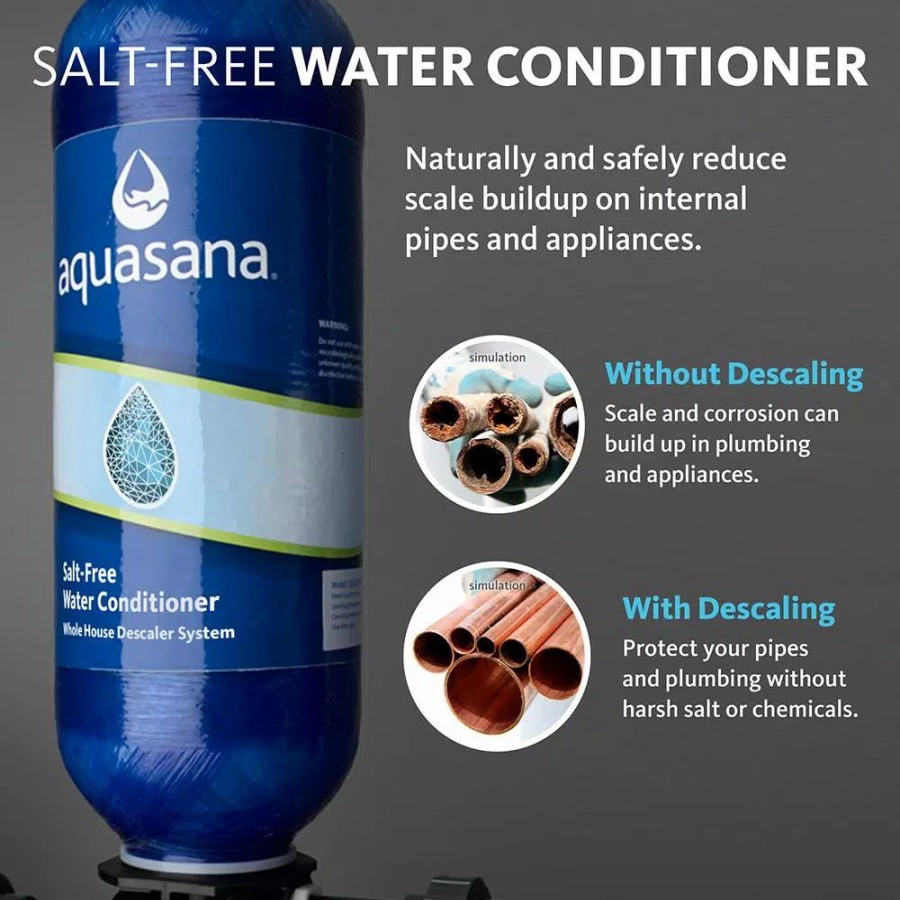 Water Filters * | Water Softeners Aquasana Replacement 600,000 Gal. Whole House Salt-Free Water Conditioner