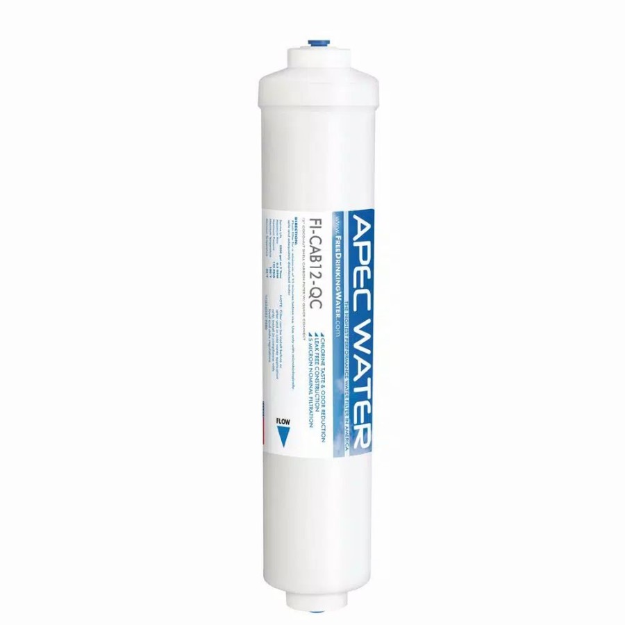 Water Filters * | Replacement Water Filters Apec Water Systems 12 In. Commercial Grade Inline Carbon Post-Filter With 3/8 In. Output For Light Commercial Reverse Osmosis System