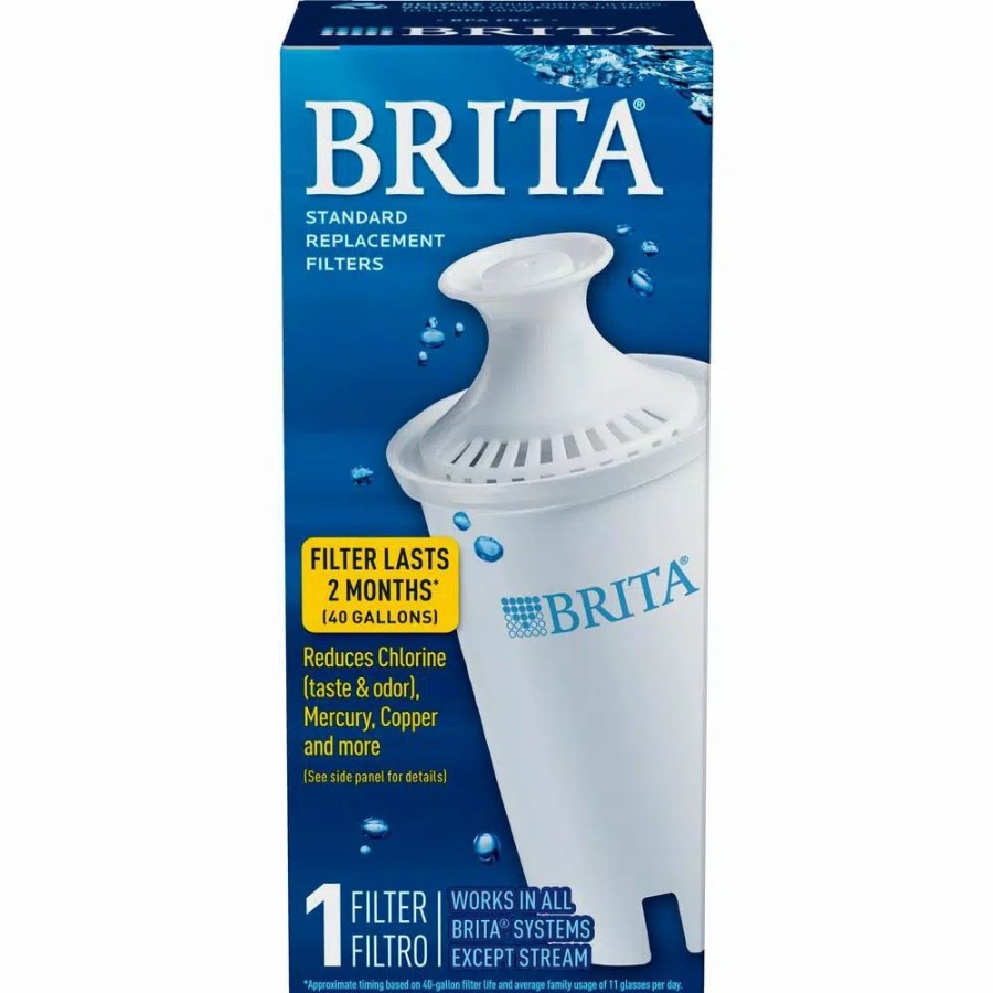 Water Filters * | Water Filter Pitchers Brita Replacement Water Filter Cartridge For Water Pitcher And Dispensers, Bpa Free