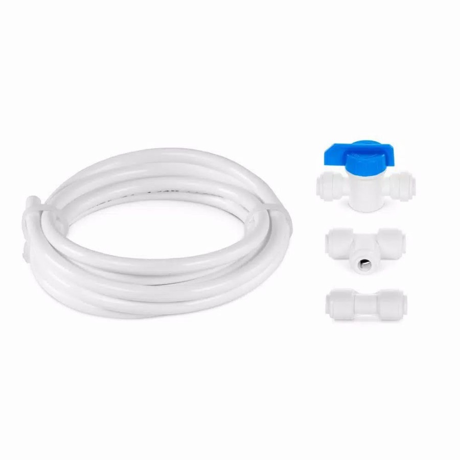 Water Filters * | Water Filtration Systems Express Water Refrigerator Connection Kit For Reverse Osmosis Water Filtration System Includes 15 Ft. Tubing And Fittings