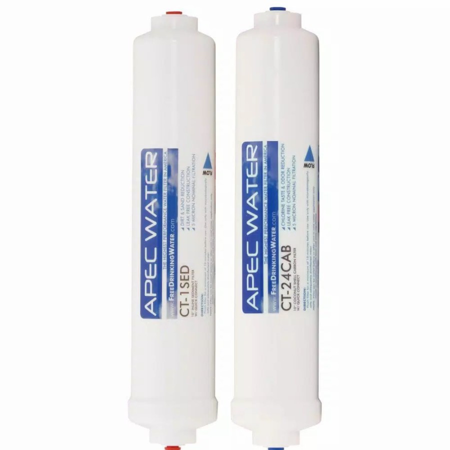 Water Filters * | Replacement Water Filters Apec Water Systems Ultimate 10 In. Inline Countertop Reverse Osmosis Replacement Pre-Filter Set For Ro-Ctop