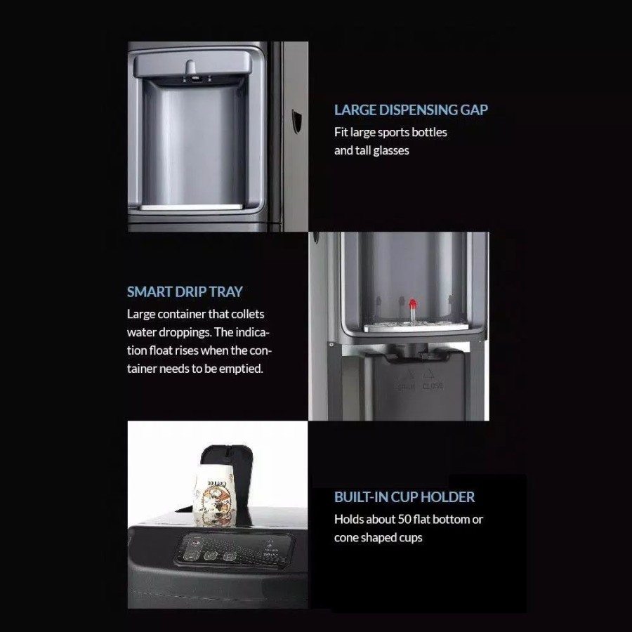 Water Filters * | Water Dispensers Global Water Bluline G5 Series Filtration Water Cooler With Uv Light