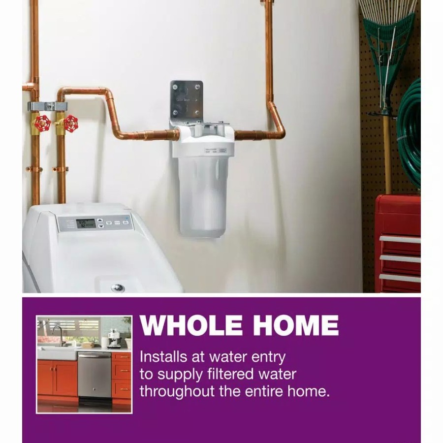 Water Filters * | Water Filtration Systems Ge Whole House Water Filtration System
