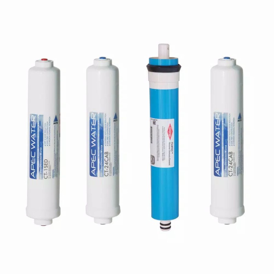 Water Filters * | Water Filtration Systems Apec Water Systems Ultimate Complete Replacement Filter Set For Ro-Ctop Countertop Ro Systems
