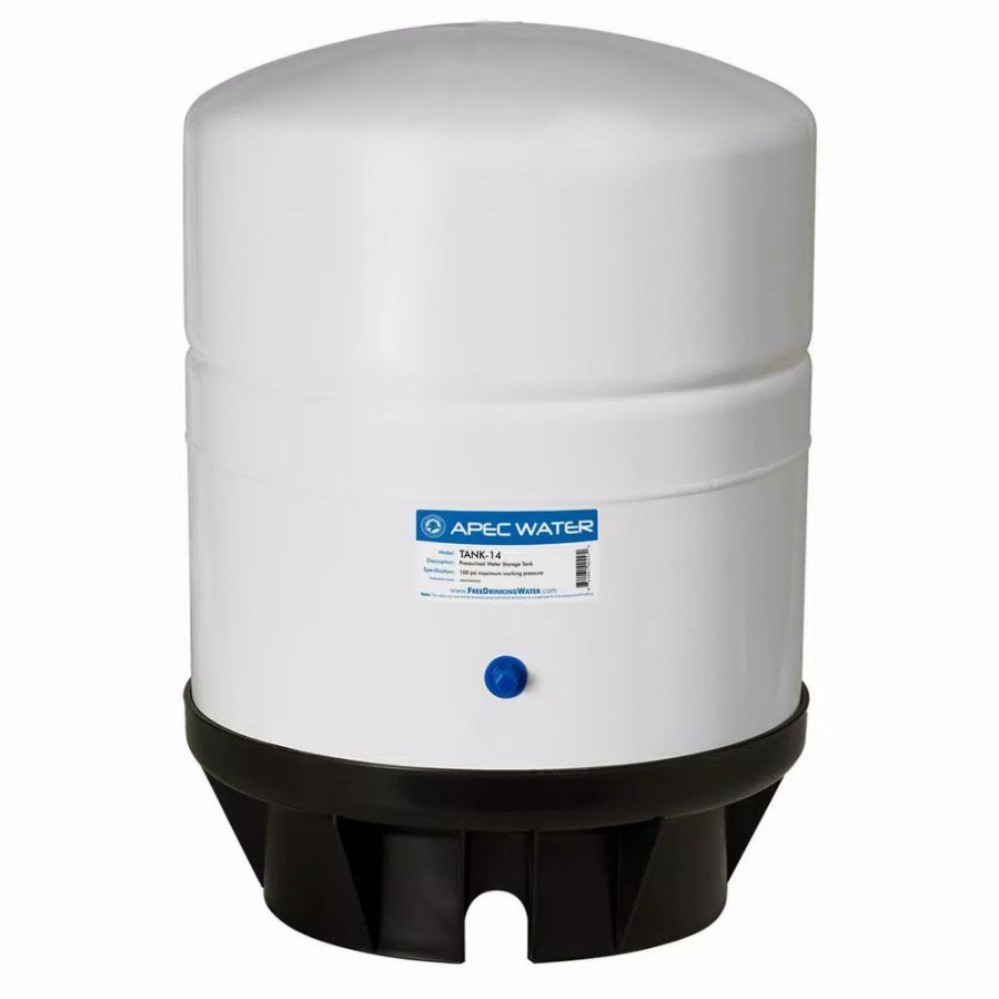 Water Filters * | Water Filter Parts Apec Water Systems 14 Gal. High-Volume Pressurized Reverse Osmosis Water Storage Tank