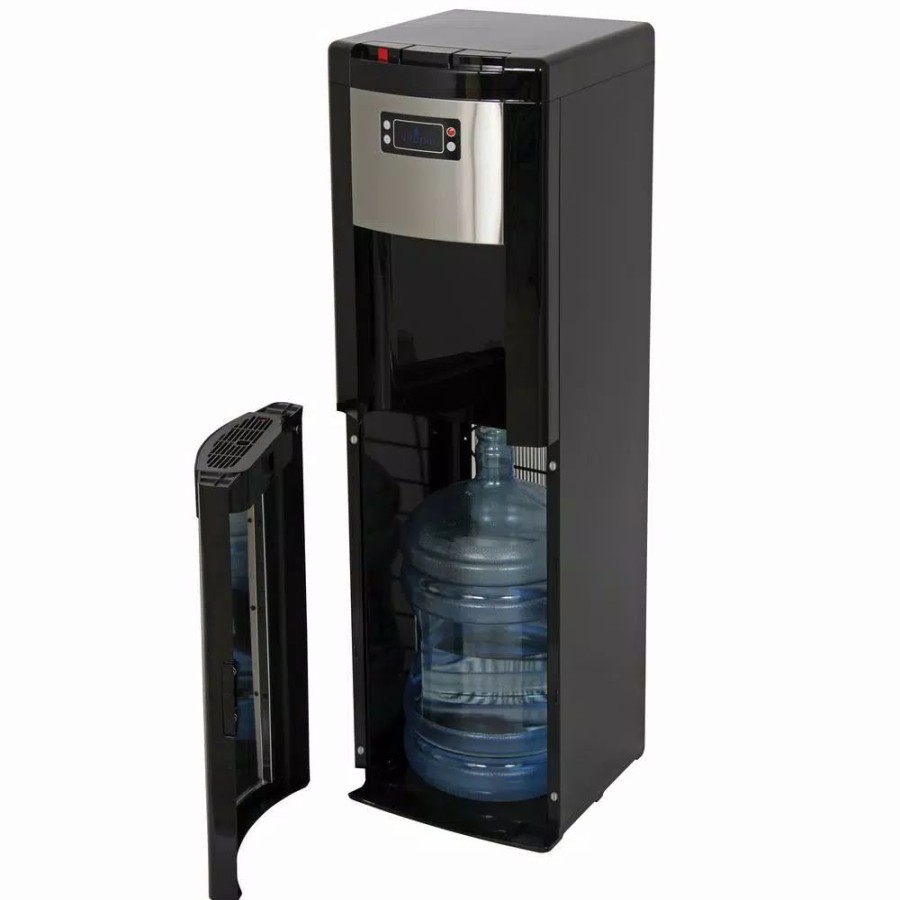 Water Filters * | Water Dispensers Vitapur 3-5 Gal. Energy Star Hot/Room/Cold Temperature Bottom Load Water Cooler Dispenser With Kettle Feature In Black/Stainless