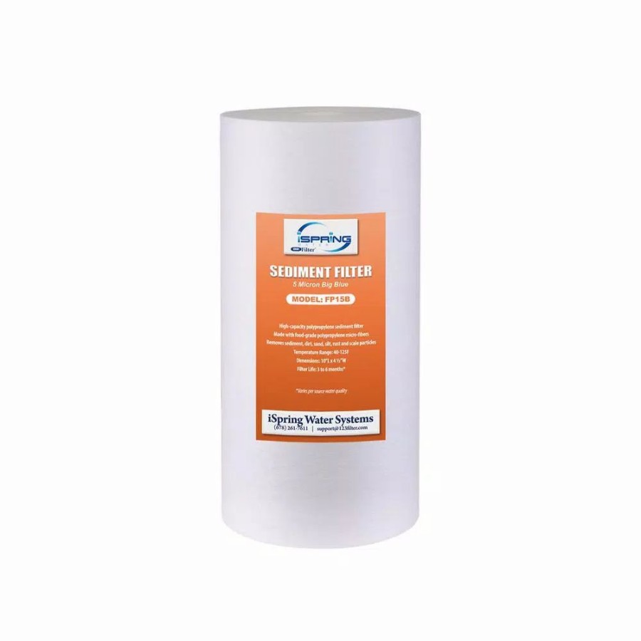 Water Filters * | Replacement Water Filters Ispring Big Blue Whole House Water Filter Sediment Filter, 4.5 X 10