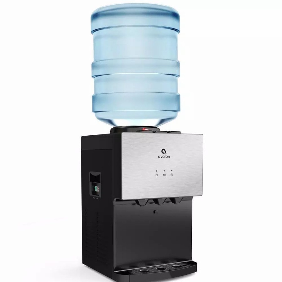 Water Filters * | Water Dispensers Avalon Premium 3 Temperature Top Loading Countertop Water Cooler Dispenser Ul/Energy Star Approved- Stainless Steel