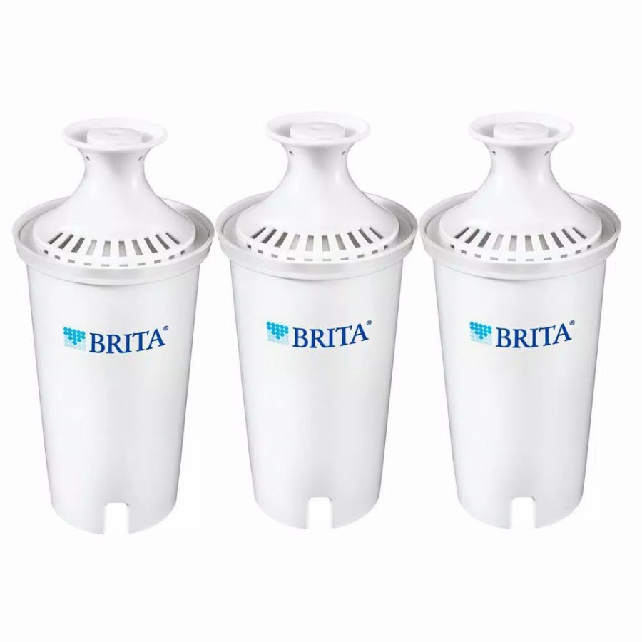 Water Filters * | Water Filter Pitchers Brita Replacement Water Filter Cartridge For Water Pitcher And Dispensers (3-Pack), Bpa Free