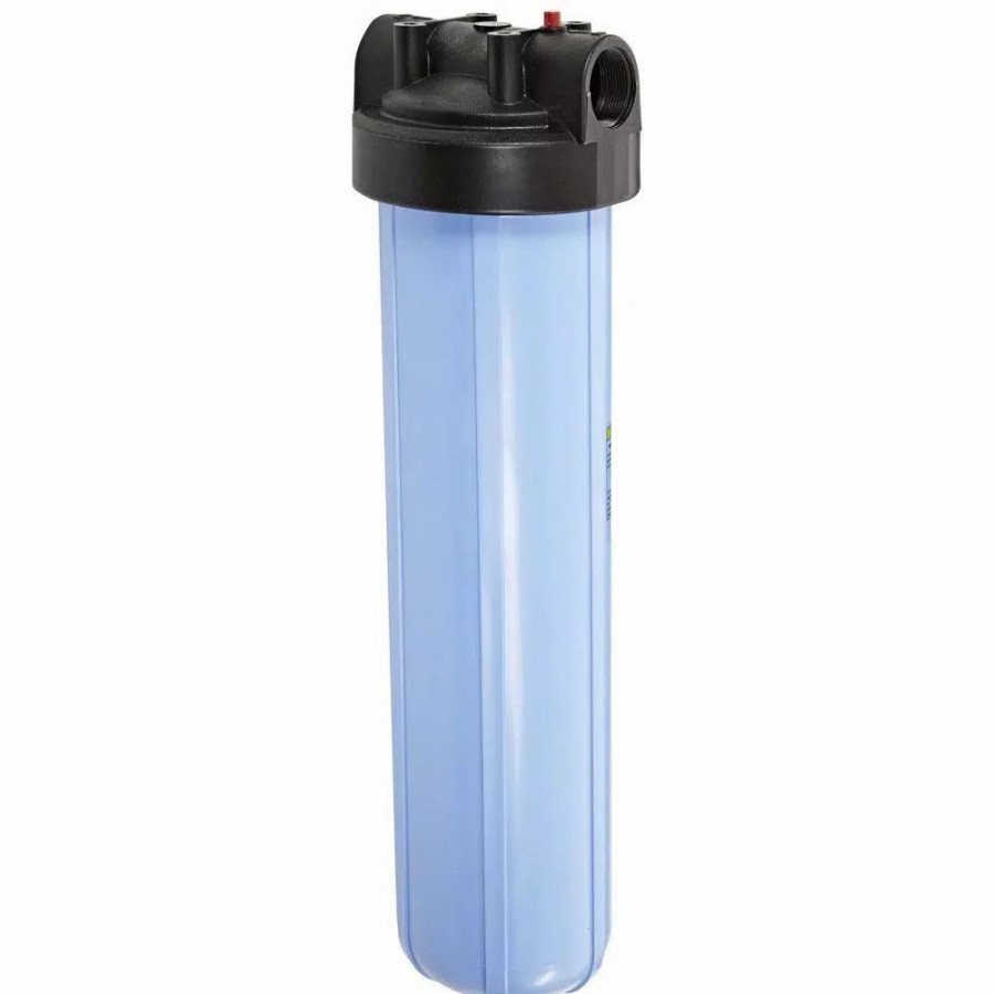 Water Filters * | Water Filter Parts Pentek 150235 20 In. X 4-1/2 In. Whole House Filter Housing With 1-1/2 In. Line Inlet/Outlet